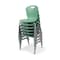 Virco ZUMA Series 13" Classroom Chair, Kindergarten - 1st Grade with Nylon Glides - Cobalt Blue ZU413 - alternate 3
